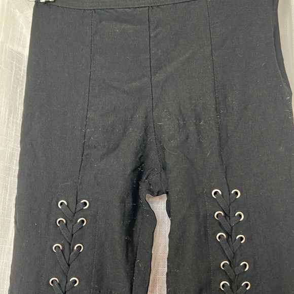 🆑 [4/$20] Mustard Seed Lace Up Goth High Rise Leggings - Picture 4 of 10